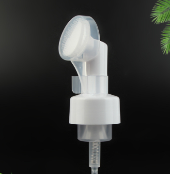 Plastikschaum -Seifenspenderflasche mit Silikonbürste