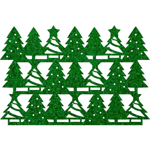 Modèle d&#39;arbre de Noël Sets de table pour la fête de Noël