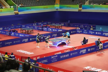 vinyl sports flooring for Table tennis Match use