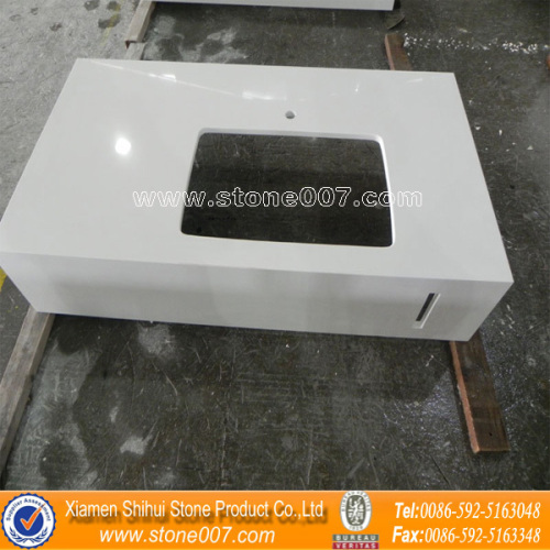 Quality Assurance Pure White Vanity Tops