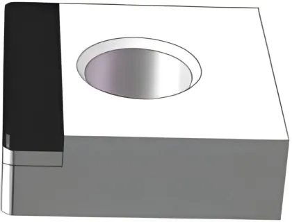 PCD hard milling cutter turning inserts