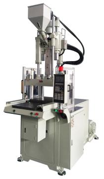 Single sliding vertical injection molding machine