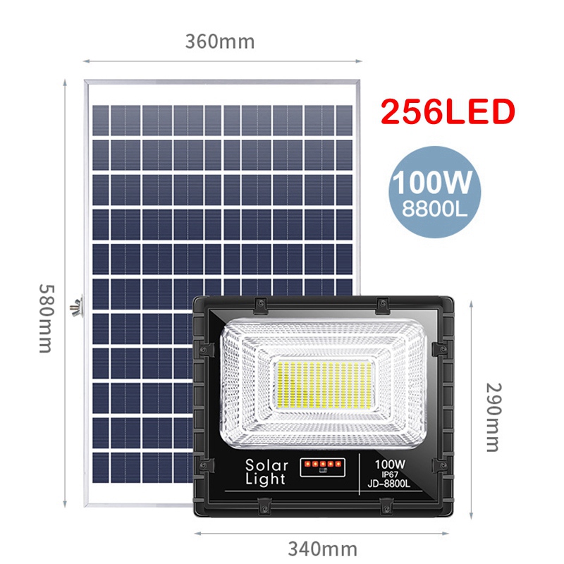 100W solar led flood lights