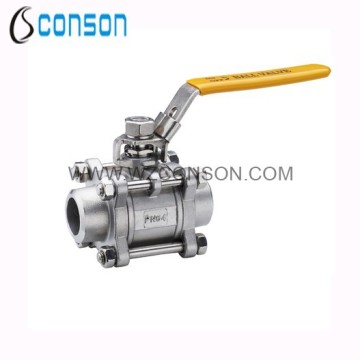 stainless steel sanitary fully welded ball valve fully-welded ball valve