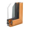 Wood grain casement window