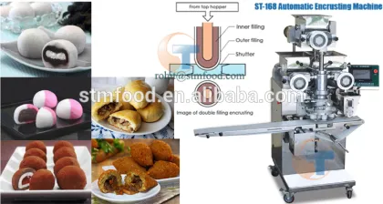 Automatic mochi ice cream kubba panda cookies making machine
