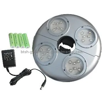 2AA Ni-MH rechargerable batteries  LED Umbrella Light