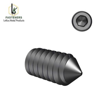 Hex socket Cone point set screws