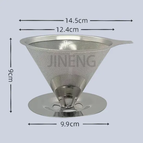 Stainless Steel Coffee Filter Reusable Pour Over Dripper