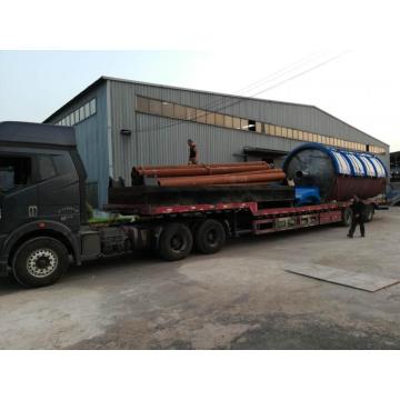 latest pyrolysis machine delivery to Thailand