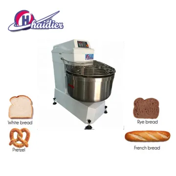 Double Speed 25 Kg Spiral Dough Mixer 50L Dough Kneading