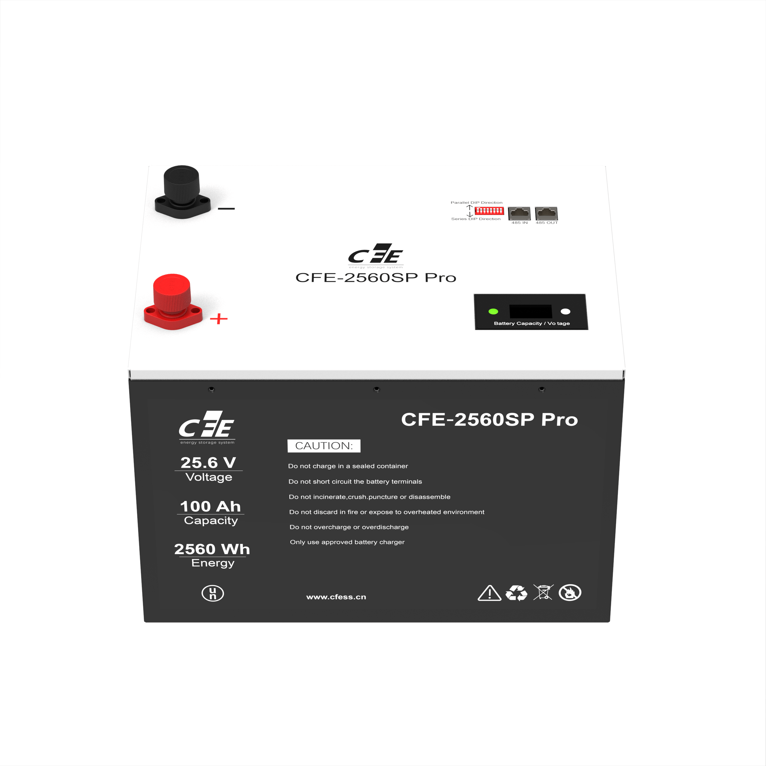 25.6V 100Ah LFP Battery