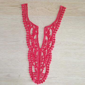 Embroidered Cotton Neck Lace Collar, Various Designs Available