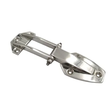 Marine Hardware: 316 Stainless Steel Mirror Polished Boat Hatch Door Hinges