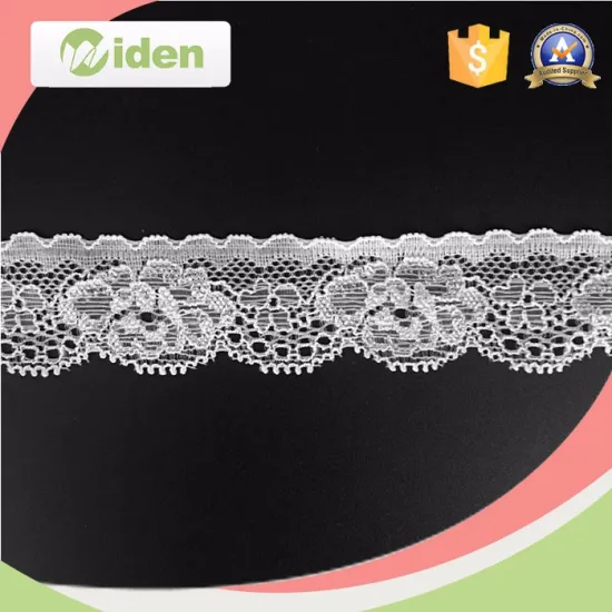China suppiler nylon and spandex tricot lace trim