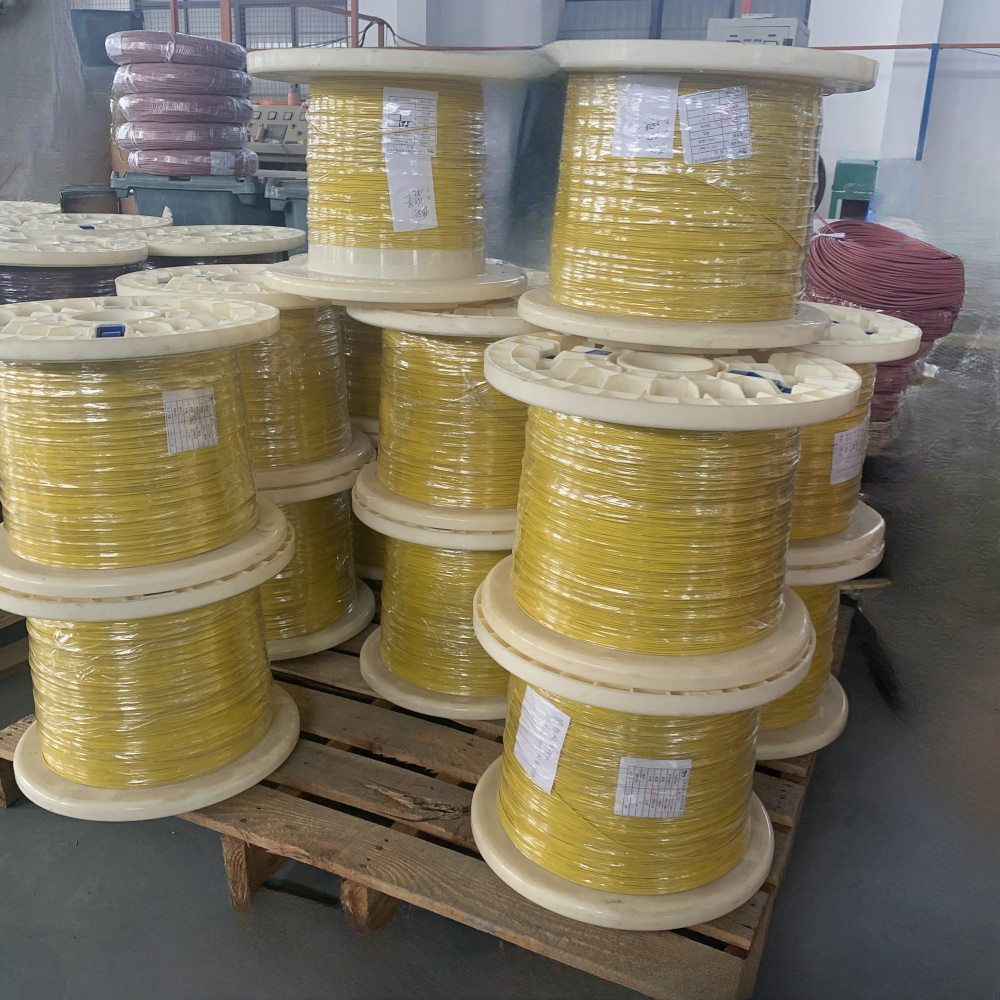 PVC Electric Wire-YELLOW 0.5mm2