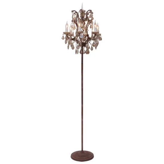 Classic Maria Theresa Chandelier Floor Lamp for Living Room and Hallway Decor