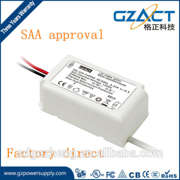 TUV SAA 24W led driver 12v 24v led strip driver