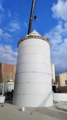 Vertical Bulk Cement Silo In Cement Plant