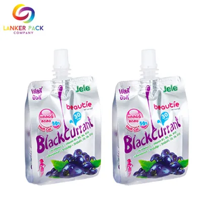 Baby Food Pouches With Spout For Puree Packaging