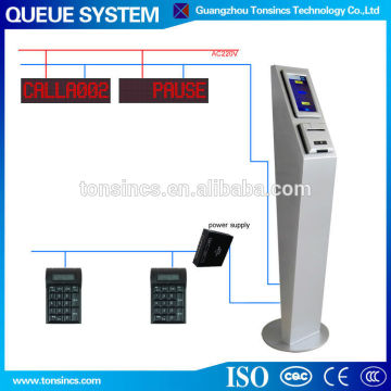 New Stand 7" Touch Screen Wired Queue Management System
