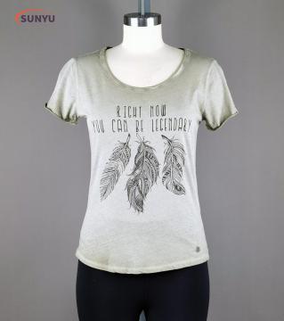 ladie's fit short sleeve t-shirt