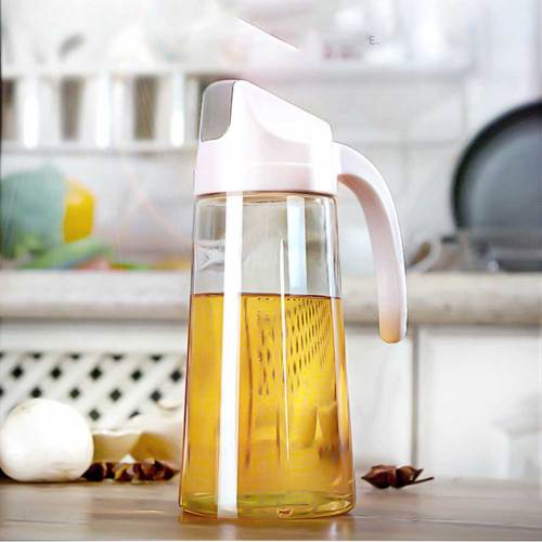 Automatic Opening Closing Oil Bottle Leakproof Condiment Container Stopper Drip Free Oil Dispenser LBShipping