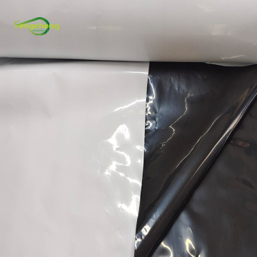 8mil black and white poly cover sheet