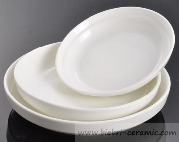 Plain White Color Elegant Design Hotel And Restaurant Ceramic Porcelain Bowls With All Size Available