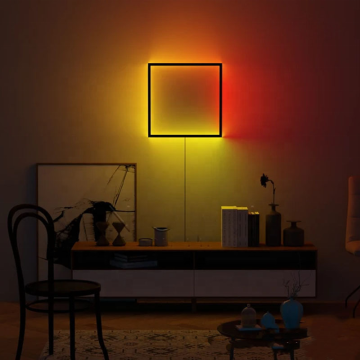Luxus RGB Square Wall Light für Schlafzimmer und Wohnzimmer