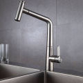 360-degree Rotary Pull Sink Kitchen Brushed Faucet