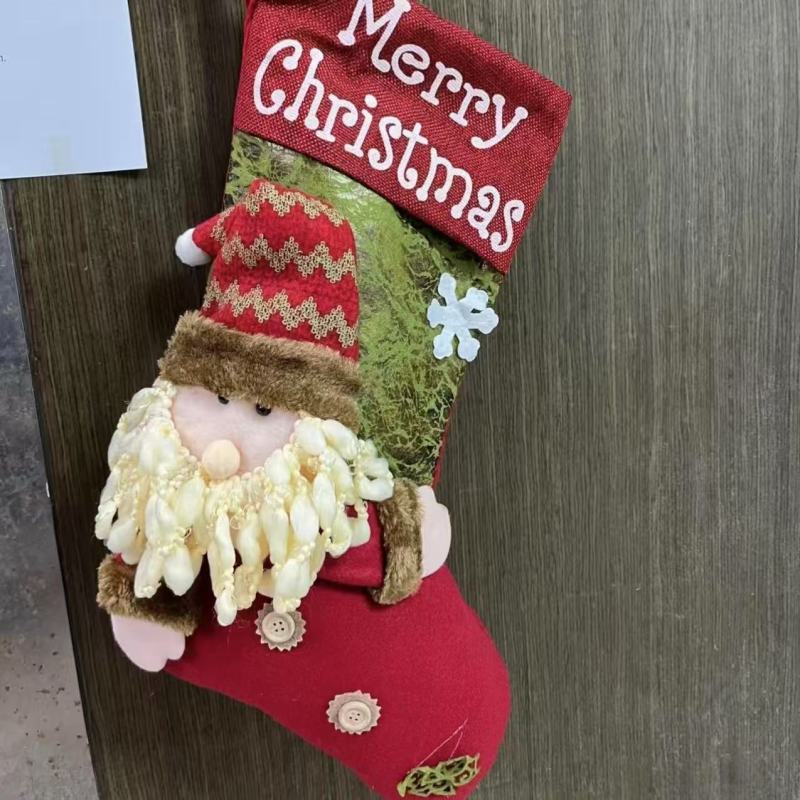 "Woolen Fleece Thick and Warm Christmas Stocking"
