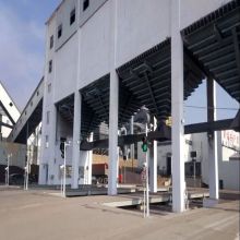 Environmentally friendly loading system steel plate silo