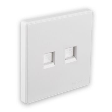 High quality two gang tel socket