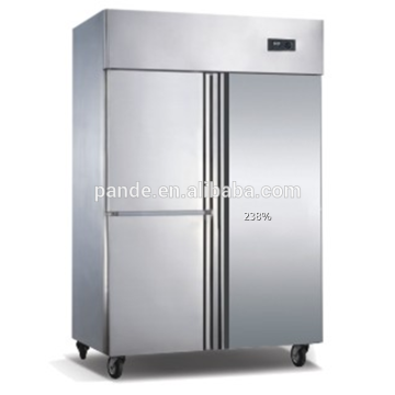 Hot Sale Fresh Commercial Stainless Steel 3 Door Refrigerator