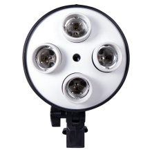E27 Base Four Lamp Holder Light Bulb Use For Softbox Kit 4 in 1 For Photo Photography Studio