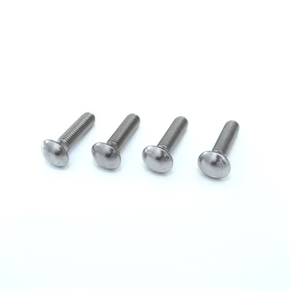 Metric steel round head bolts