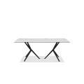 Modern White Rock Plate Unique Shape Dining Table