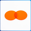 Fenêtre en verre de filtre orange optique personnalisé CB1 CB2