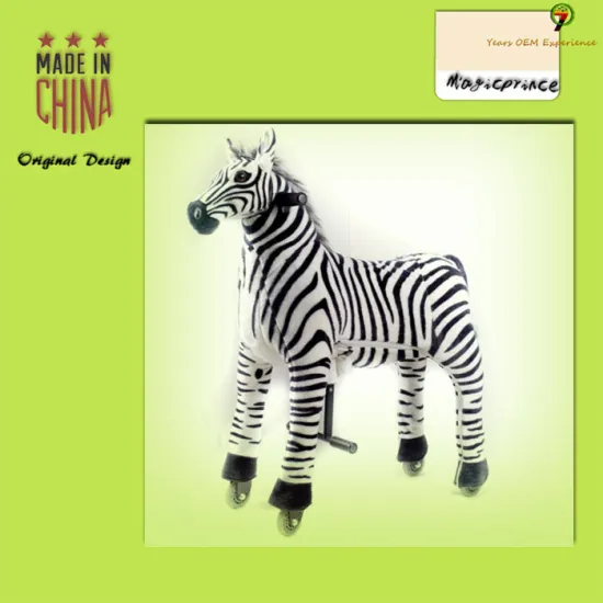 Dalian Amusement plush horse ride-on/Walking animals horse ride on toy/Animal scooter toy horse rides(EN71&SGS&HI&CE)~(Pass!!)~