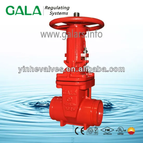 OS&Y Gate Valve Exporter Gate Valve Groove-Groove Gate Valve