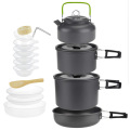 Lieferungen Picknick -Kochgeschirr tragbarer Camping -Pot -Set