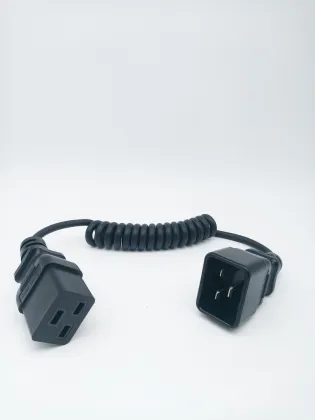 IEC 19 to IEC 20 extension power cord