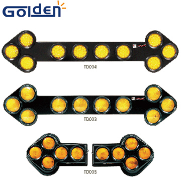 Amber vehicle mounted indicator directional led traffic arrow light for truck