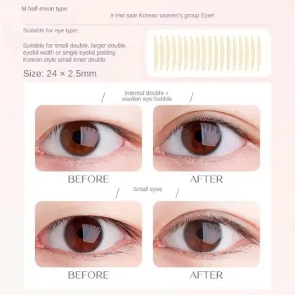 Eyes Invisible Waterproof Double Eyelid Stickers, Natural Look
