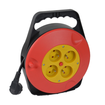 250V Copper Wire Mini Cable Reel with Retractable Extension Cord