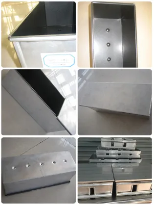Aluminum alloy material toast box, non stick bread pan