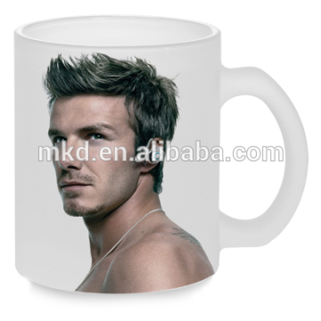 MEIKEDA 10oz Frosted sublimation glass mug