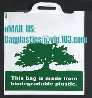 Eco friendly cornstarch, compostable bags disposable bags, compostable biodegradable shopping bag