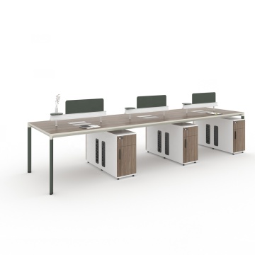 BERSON Factory Direct Six-Person Opposite Office Desk